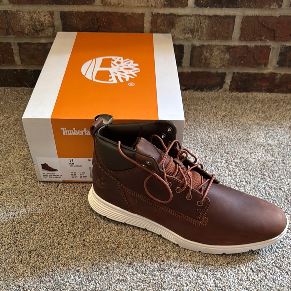 Timberland Men's Brown Leather Boots
